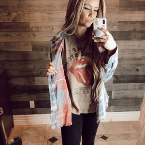 Free people plaid jacket